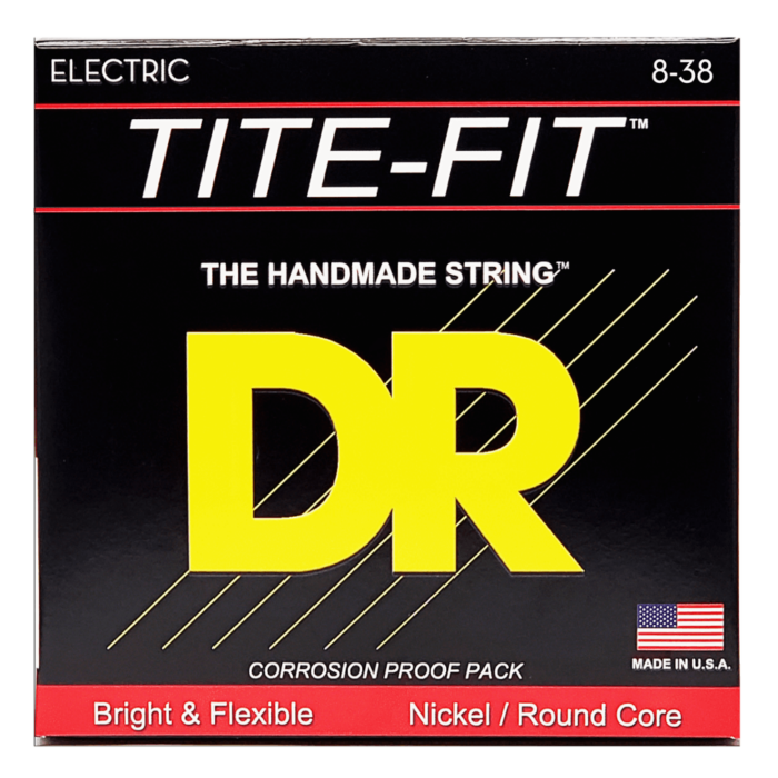 DR, TITE-FIT* - Nickel Plated Electric Guitar Strings: Extra Light 8-38