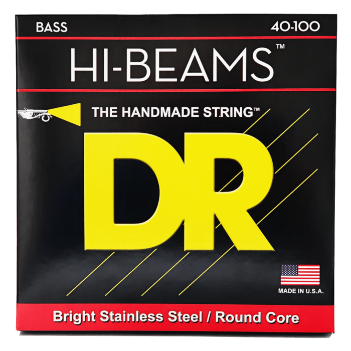 DR, HI-BEAM* - Stainless Steel Bass Strings: Light 40-100