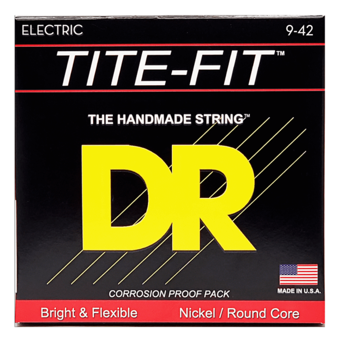 DR, TITE-FIT* - Nickel Plated Electric Guitar Strings: Light 9-42