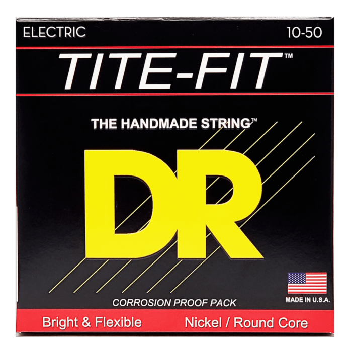 DR, TITE-FIT* - Nickel Plated Electric Guitar Strings: Medium Plus 10-50
