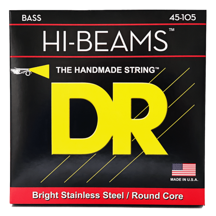 DR, HI-BEAM* - Stainless Steel Bass Strings: Medium 45-105