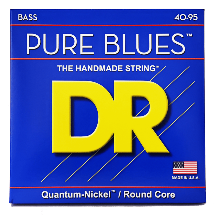 DR, PURE BLUES* - Quantum Nickel* Bass Strings: Extra Light 40-95