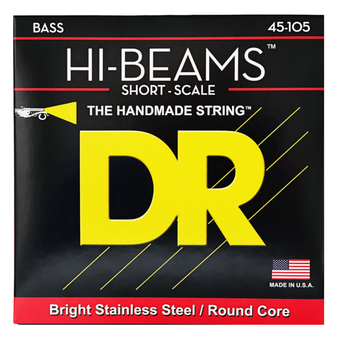 DR, HI-BEAM* - Stainless Steel Bass Strings: Medium 45-105 Short Scale
