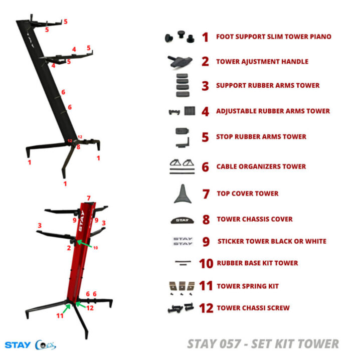 STAY, ST-57, SET KIT for TOWER