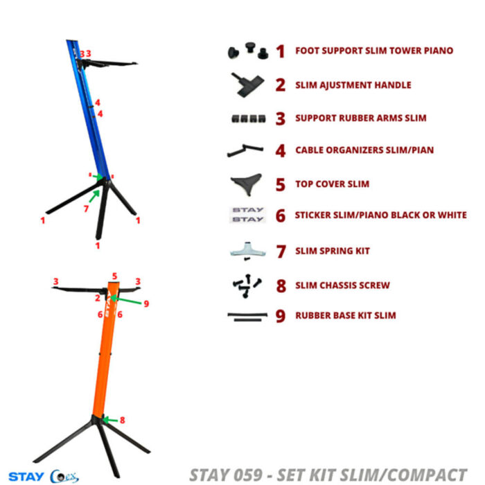 STAY, ST-59, SET KIT for SLIM / COMPACT