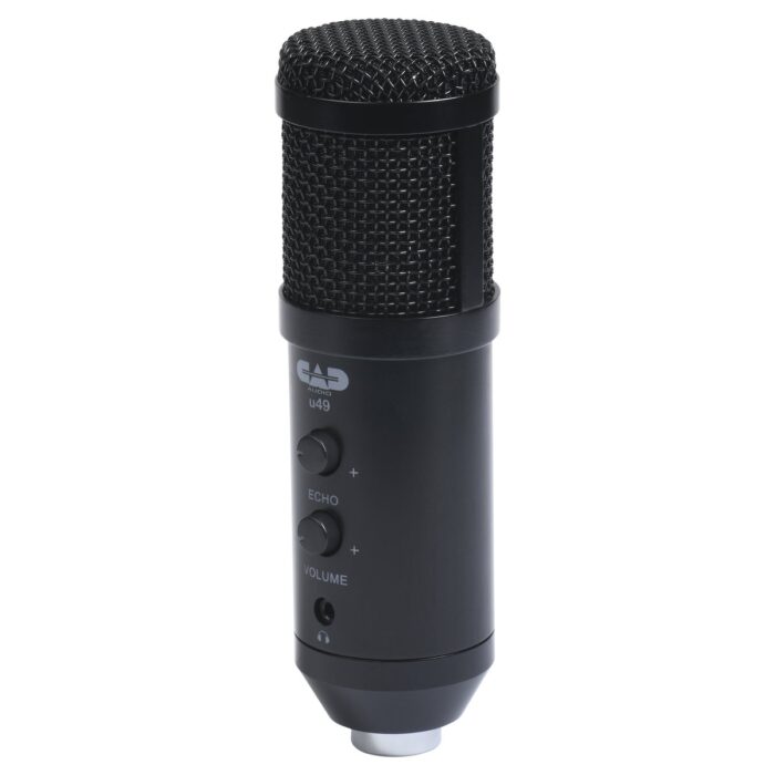 CAD Audio U49, USB Large Format Side Address Studio Microphone with Headphone Monitor and Echo - Image 11