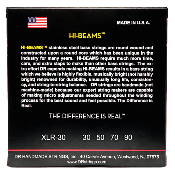 DR, HI-BEAM* - Stainless Steel Bass Strings: Super Light 30-90 - Image 2