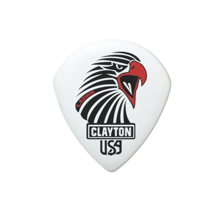 Clayton Sharp Acetal/Polymer Pick Teardrop 1,52mm /12 pcs