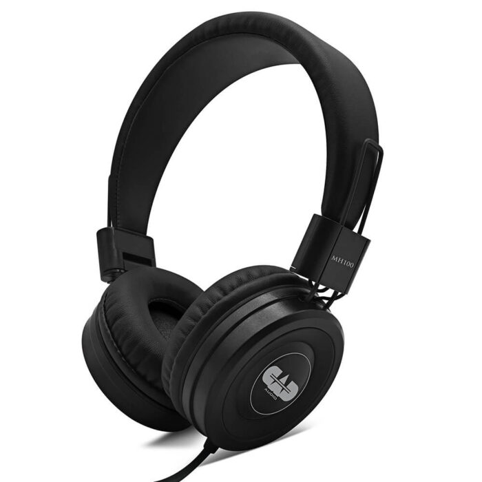 CAD Audio MH100, Closed-back Studio Headphones - 40mm Drivers - Black