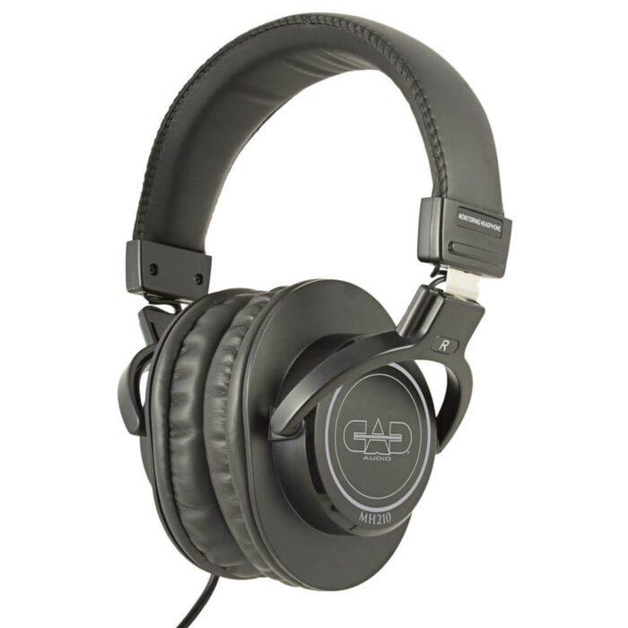 CAD Audio MH210, Closed-back Studio Headphones - 40mm Drivers - Black