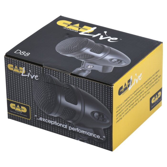 CAD Audio D88, Percussion Mics, Large Diaphragm SuperCardioid Dynamic Kick Drum Microphone – Bild 7