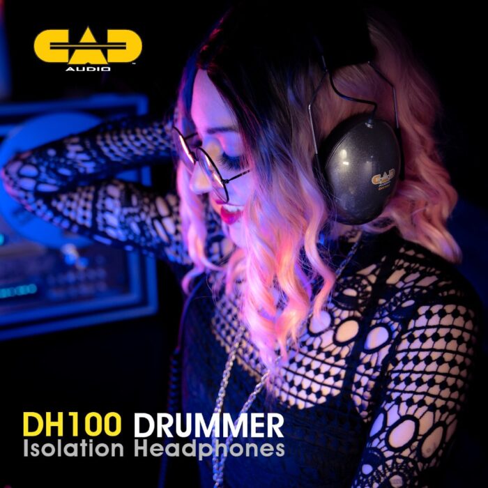 CAD Audio DH100, Drummer Isolation Headphones - 50mm Drivers - Image 4