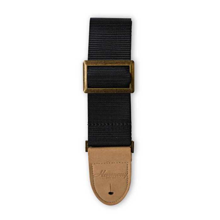 Harmony, Cotton Guitar Strap, Black