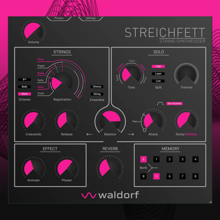 Waldorf - Streichfett Plugin