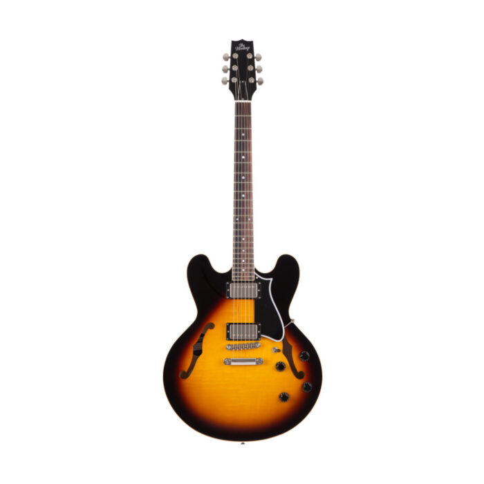 Heritage, Standard H-535 Semi-Hollow Electric Guitar with Case, Original Sunburst