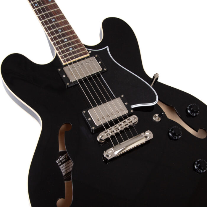 Heritage, Standard H-535 Semi-Hollow Electric Guitar with Case, Ebony – Bild 3