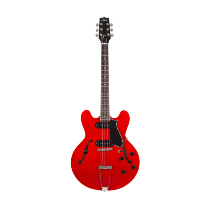 Heritage, H-530 Hollow Electric Guitar with Case, Trans Cherry
