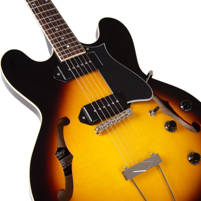 Heritage, Standard H-530 Hollow Electric Guitar with Case, Original Sunburst – Bild 3
