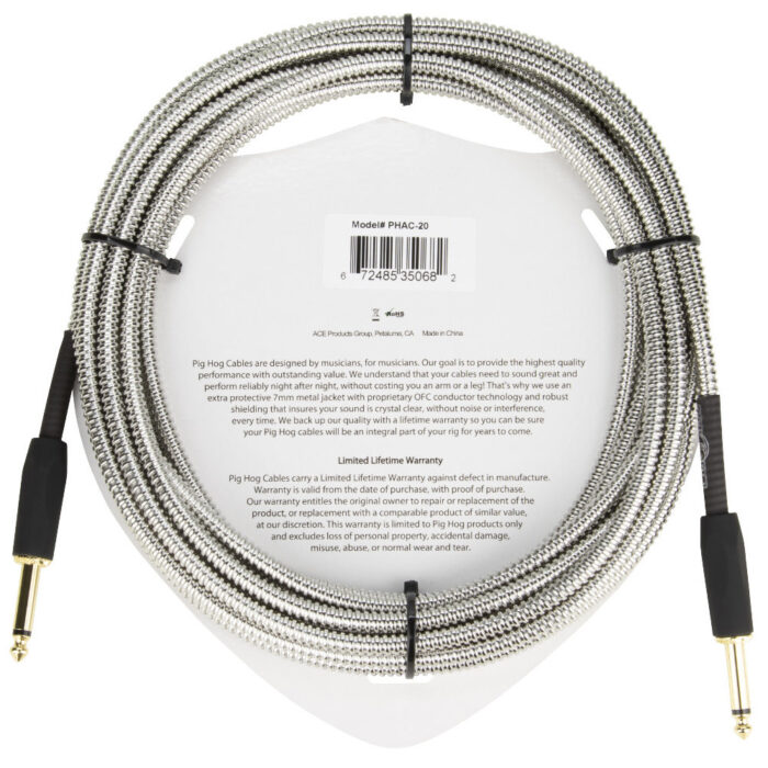Pig Hog Armor Clad Instrument Cable, 6m/20ft – Bild 2