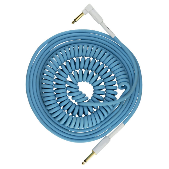 Pig Hog "Half Coil" Instrument Cable, 9m/30ft, Daphne Blue – Bild 2