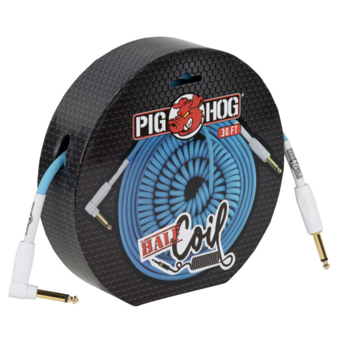 Pig Hog "Half Coil" Instrument Cable, 9m/30ft, Daphne Blue – Bild 4