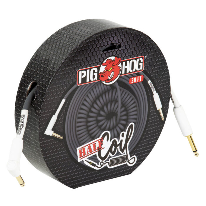 Pig Hog "Half Coil" Instrument Cable, 9m/30ft, Grey - Image 4