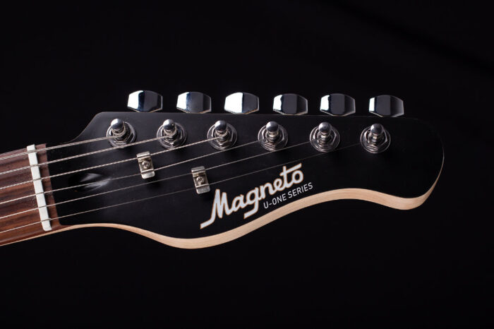 Magneto Guitars U-One Series U-Wave Classic, Transparent Black Matte, Gig-Bag included. – Bild 4