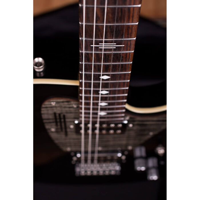 Magneto Guitars, U-One Series U-Wave Deluxe, Black, Gig-Bag included. – Bild 5
