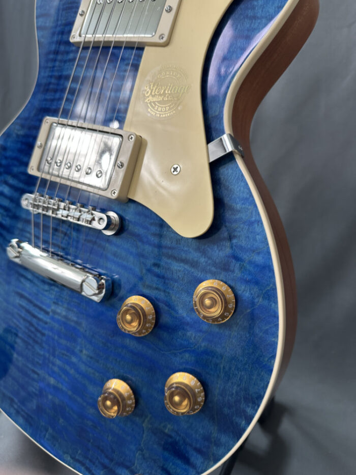 Heritage, Custom Shop Factory Special H-150 Electric Guitar, 60s Neck, River Blue – Bild 2