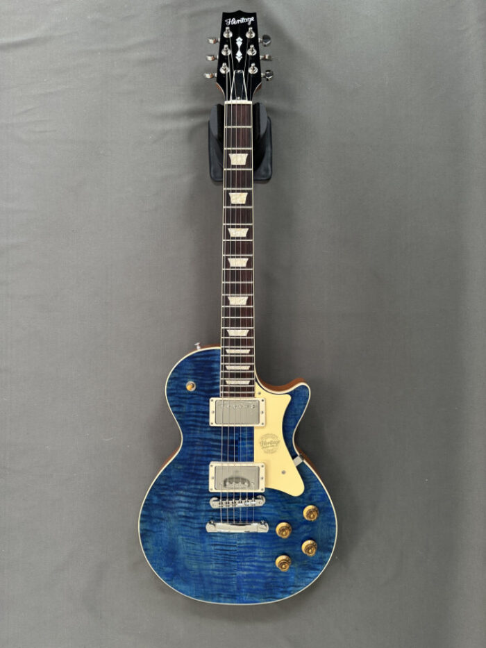 Heritage, Custom Shop Factory Special H-150 Electric Guitar, 60s Neck, River Blue – Bild 5