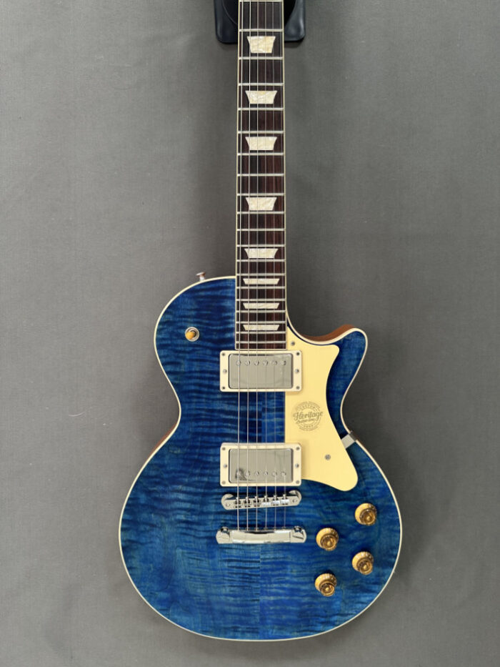 Heritage, Custom Shop Factory Special H-150 Electric Guitar, 60s Neck, River Blue – Bild 6