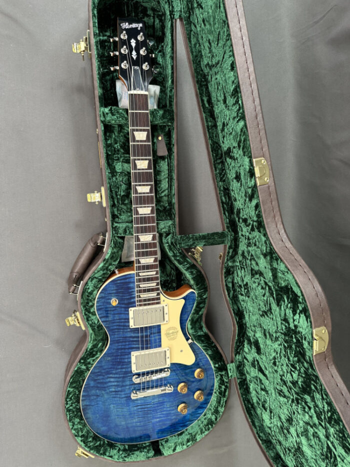 Heritage, Custom Shop Factory Special H-150 Electric Guitar, 60s Neck, River Blue – Bild 10
