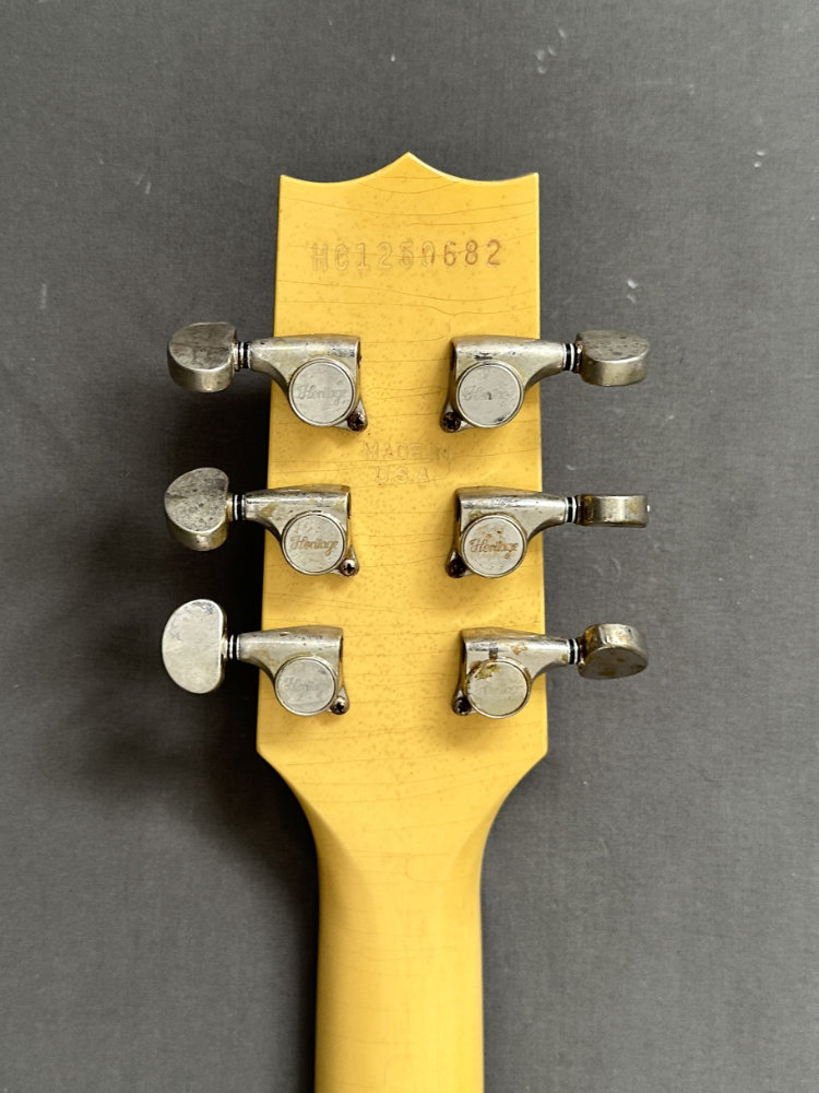 Heritage, Custom Shop Core Collection H-137 Electric Guitar with Case (Artisan Aged), TV Yellow – Bild 7