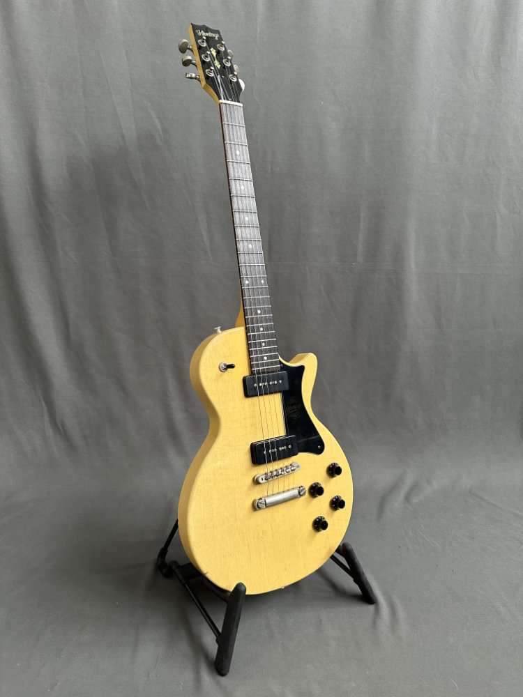 Heritage, Custom Shop Core Collection H-137 Electric Guitar with Case (Artisan Aged), TV Yellow – Bild 5