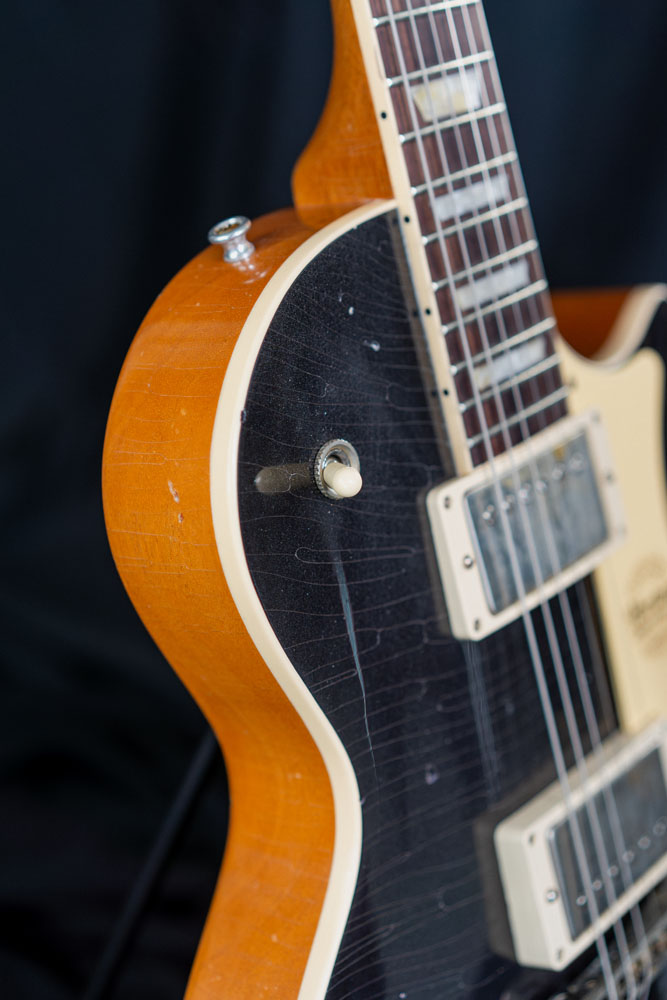 Heritage, Custom Shop Core Collection H-150 Electric Guitar (Artisan Aged), Space Black, Bigsby – Bild 3