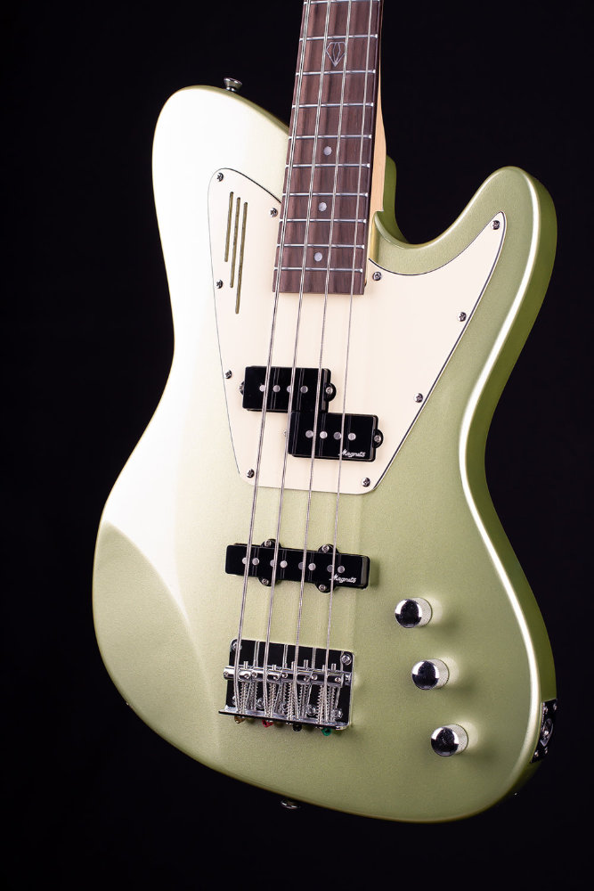 Magneto Guitars, Ruby Bass, Short-Scale, Olive Whisper - Image 9