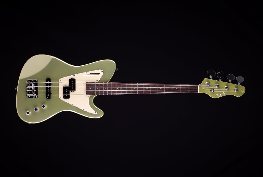 Magneto Guitars, Ruby Bass, Short-Scale, Olive Whisper - Image 7