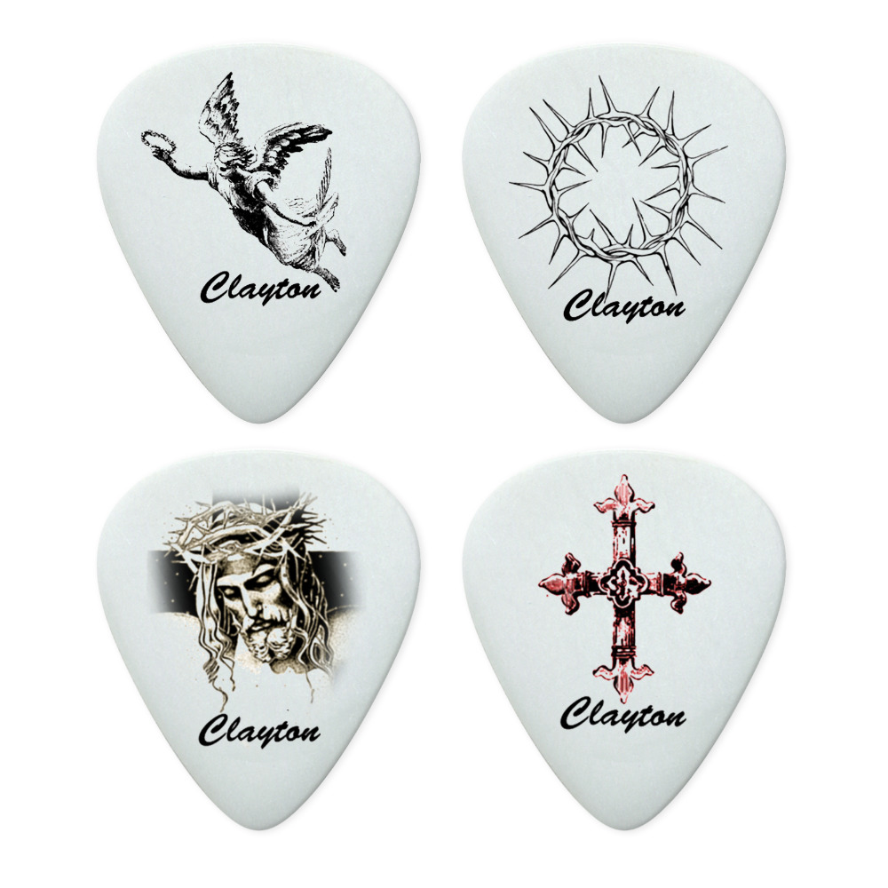 Clayton Christian Picks Standard Acetal 1,00mm /12 pcs